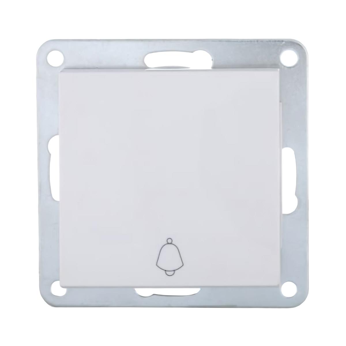 фото выключатель-кнопка lk studio 1-кл.(схема 1т) 16 a, 250 b (белый) lk80 840504-1 | 220svet.ru