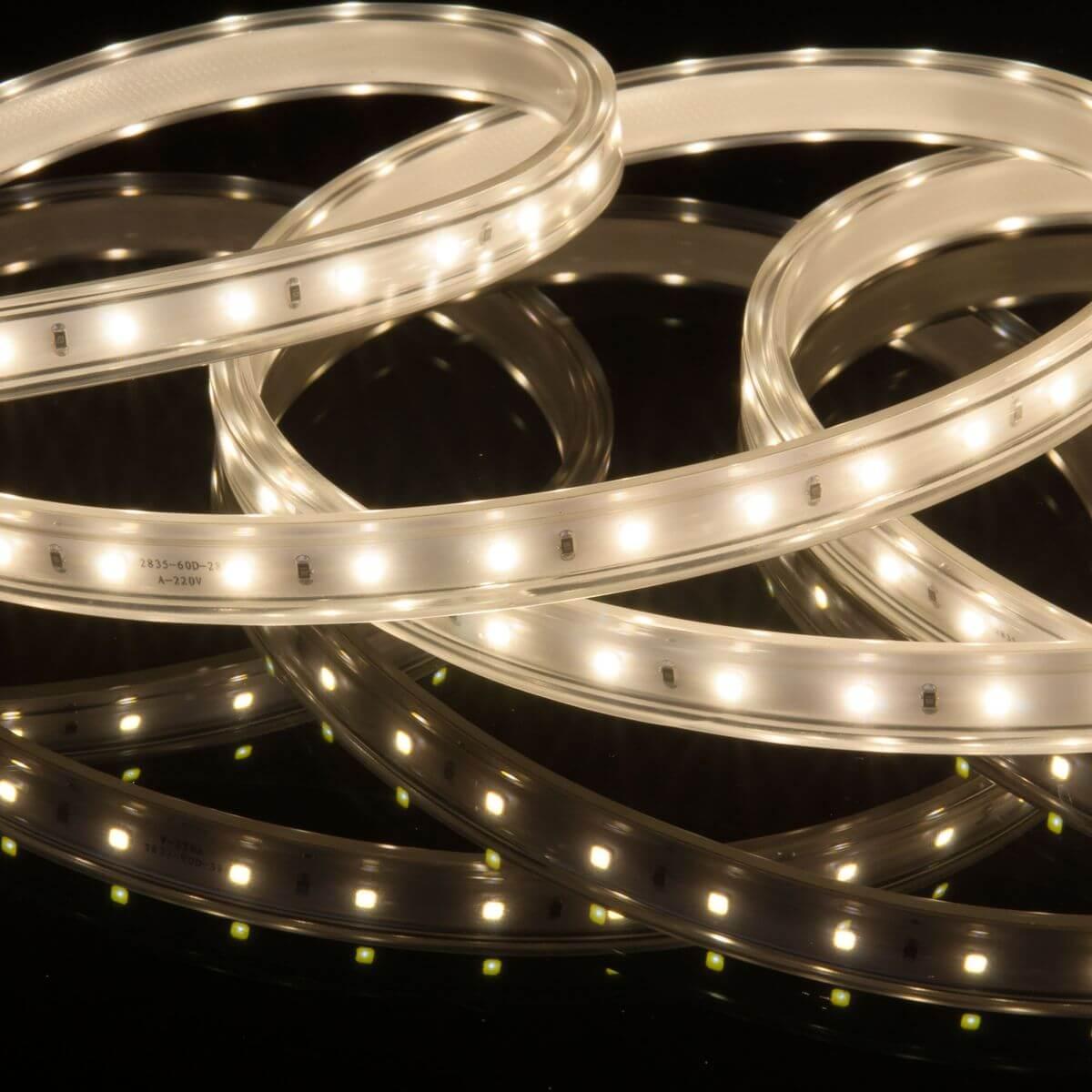фото светодиодная влагозащищенная лента elektrostandard 14,4w/m 120led/m 2835smd дневной белый 50m a053639 | 220svet.ru