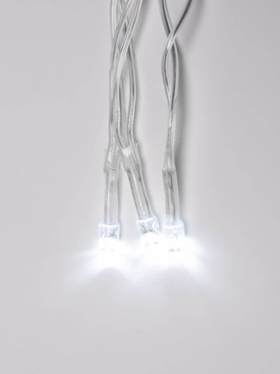 фото светодиодная гирлянда uniel бахрома 220v белый uld-b1805-048/dta white ip20 ul-00005275 | 220svet.ru