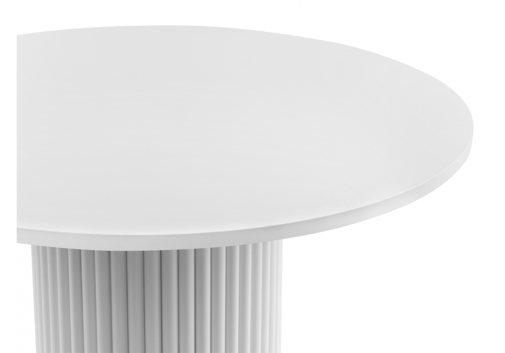 фото стол деревянный woodville барел 90 белый 619885 | 220svet.ru