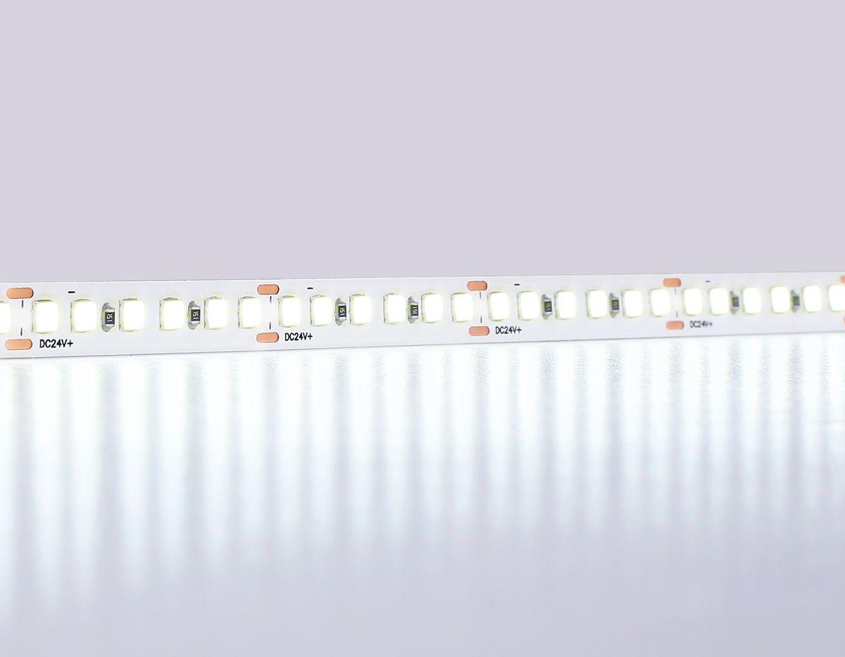 фото светодиодная лента холодный белый ambrella light 14,4w/m 180led/m 2835smd 6500к 5m gs3203 | 220svet.ru