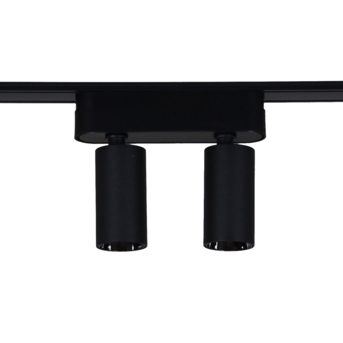 фото магнитная трековая система reluce 13005-9.3-002ur magnetic led2x5w bk | 220svet.ru