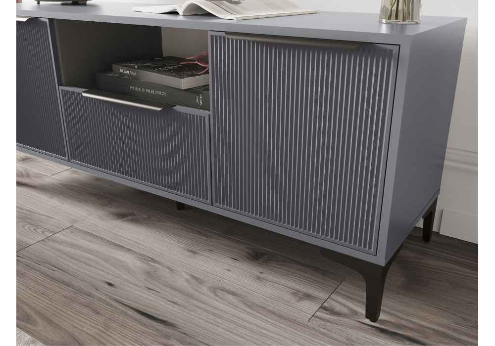 фото тв-тумба woodville иадама графит  601112 | 220svet.ru