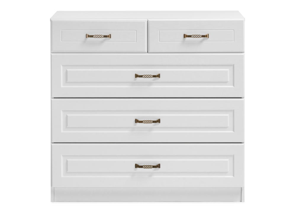 фото комод woodville ливерпуль белый / ясень ваниль 494543 | 220svet.ru