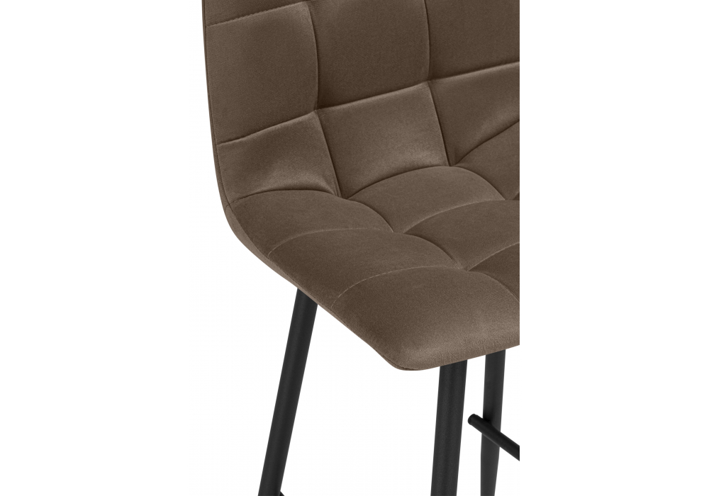 фото барный стул woodville чилли мини коричневый / черный 632284 | 220svet.ru