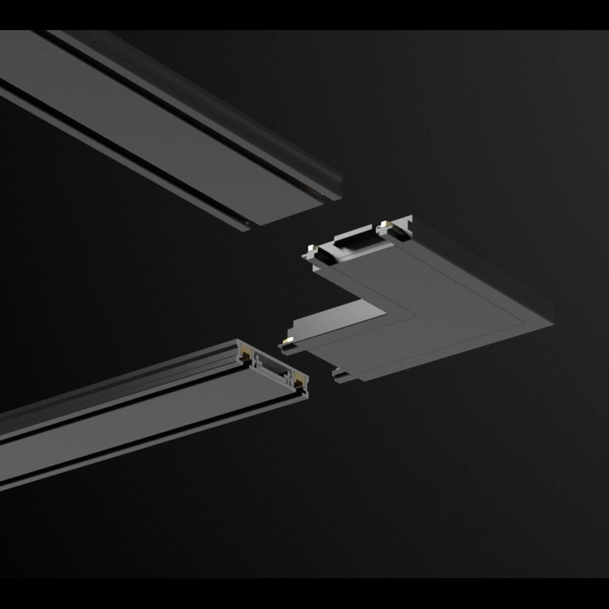 фото соединитель l-образный с токопроводом novotech shino smal 135206 | 220svet.ru