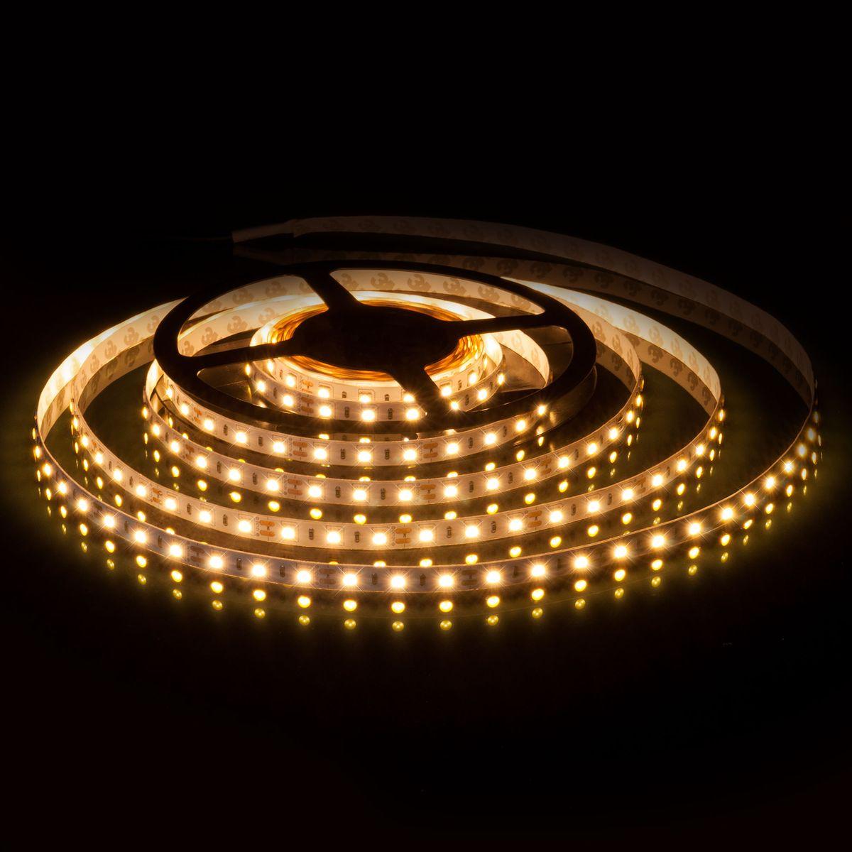 фото светодиодная влагозащищенная лента elektrostandard 14,4w/m 60led/m 5050smd теплый белый 5m a052968 | 220svet.ru