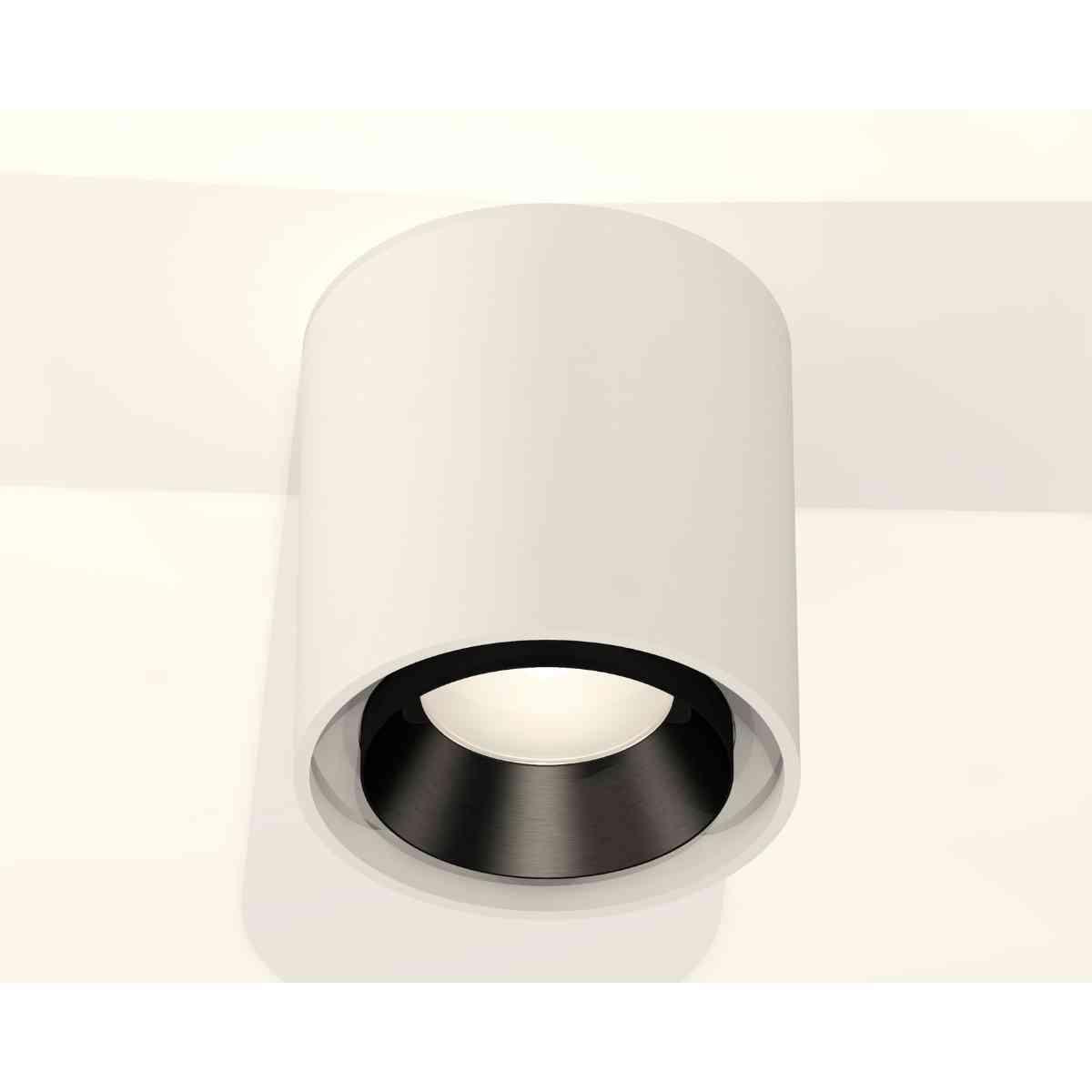 фото комплект накладного светильника ambrella light techno spot xs7722002 swh/pbk белый песок/черный полированный (c7722, n7031) | 220svet.ru