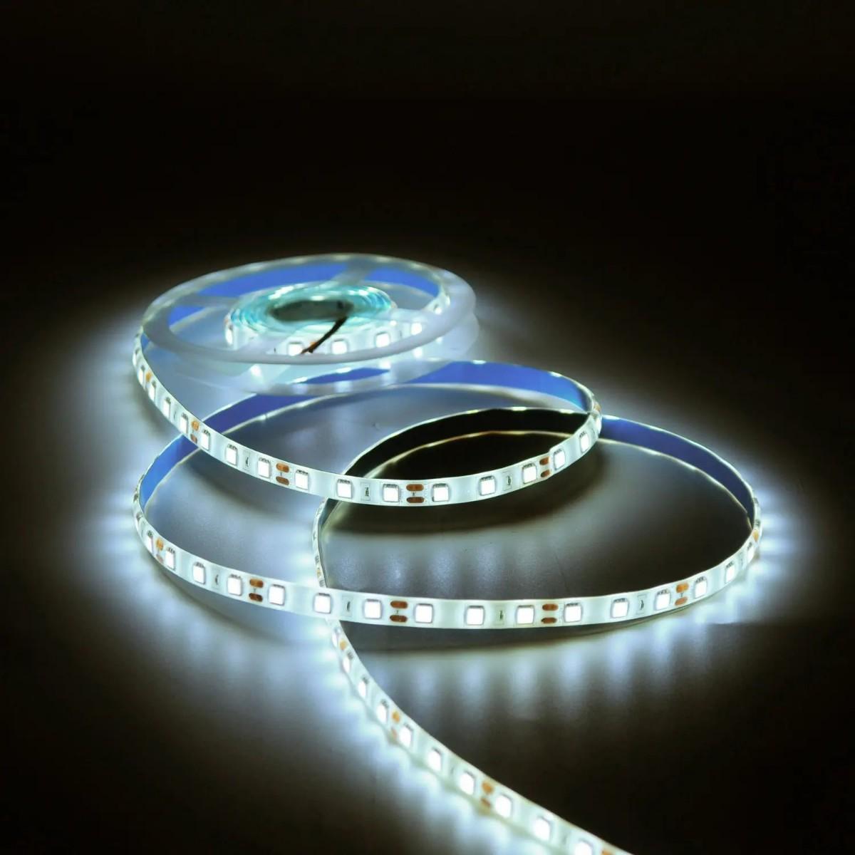 фото лента gauss 10w/m 60led/m 5050smd теплый белый 3m bt050 | 220svet.ru