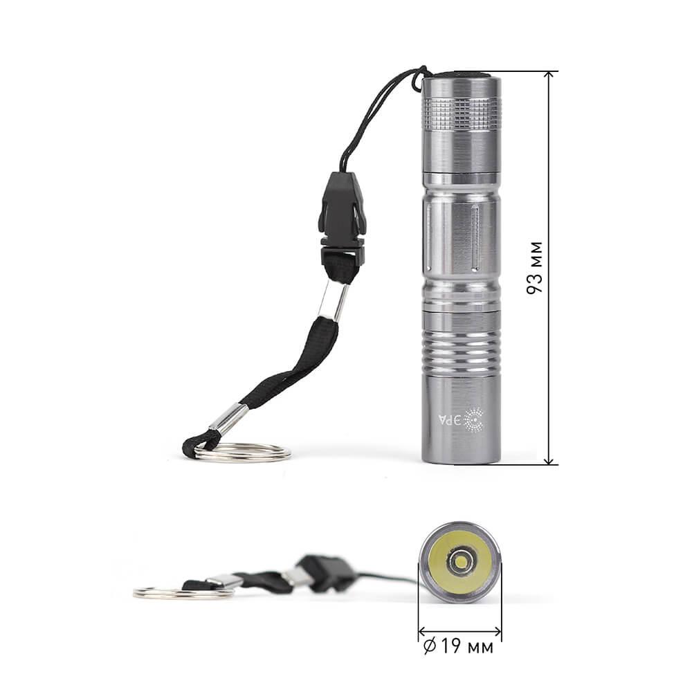 фото карманный светодиодный фонарь эра от батареек 93х19 60 лм sdb1 c0027253 | 220svet.ru