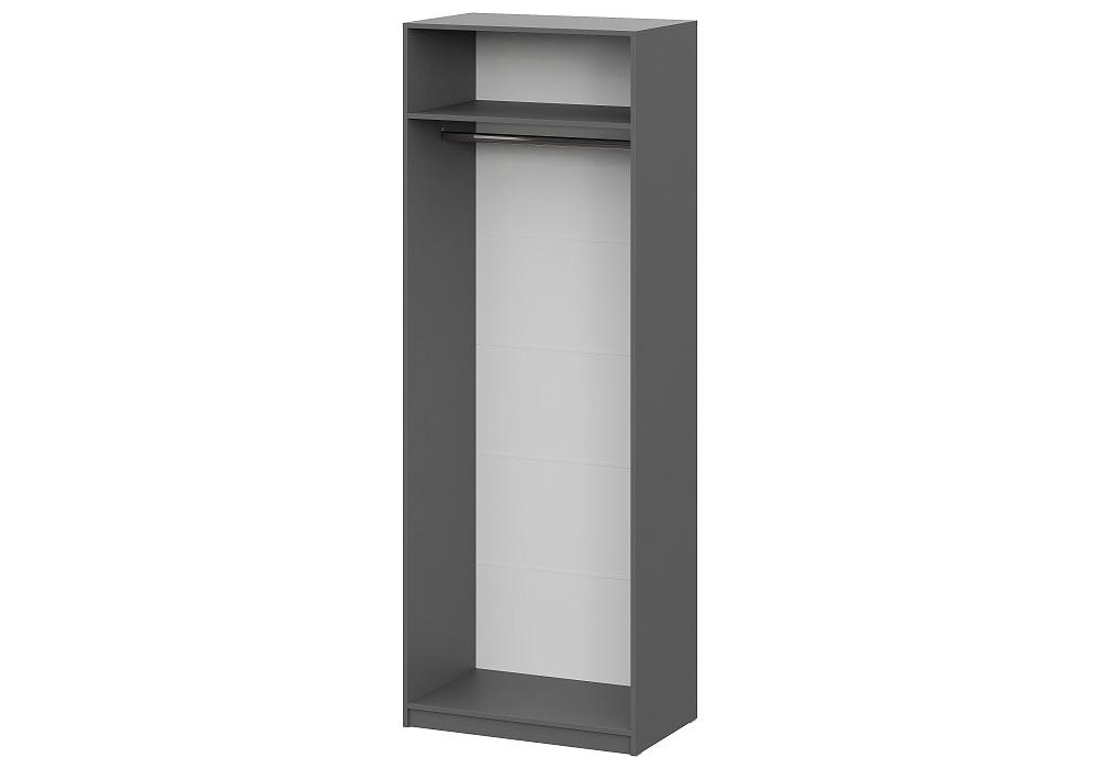 фото шкаф двухстворчатый woodville даиго графит серый 593704 | 220svet.ru