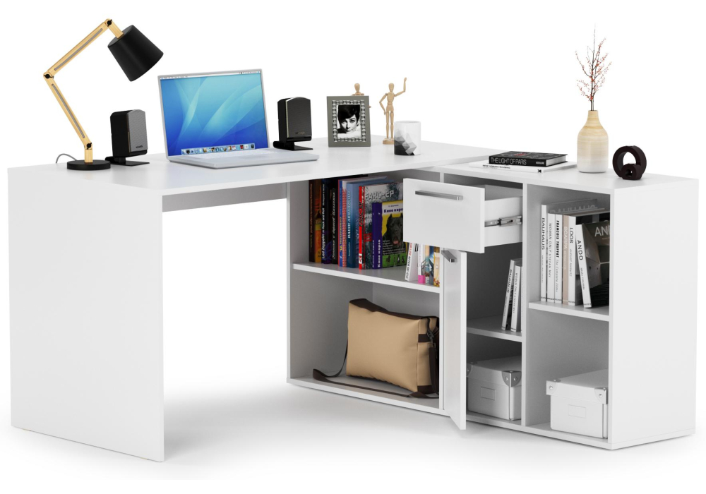 фото стол woodville лайт 03.245f белый гладкий 101 318820 | 220svet.ru