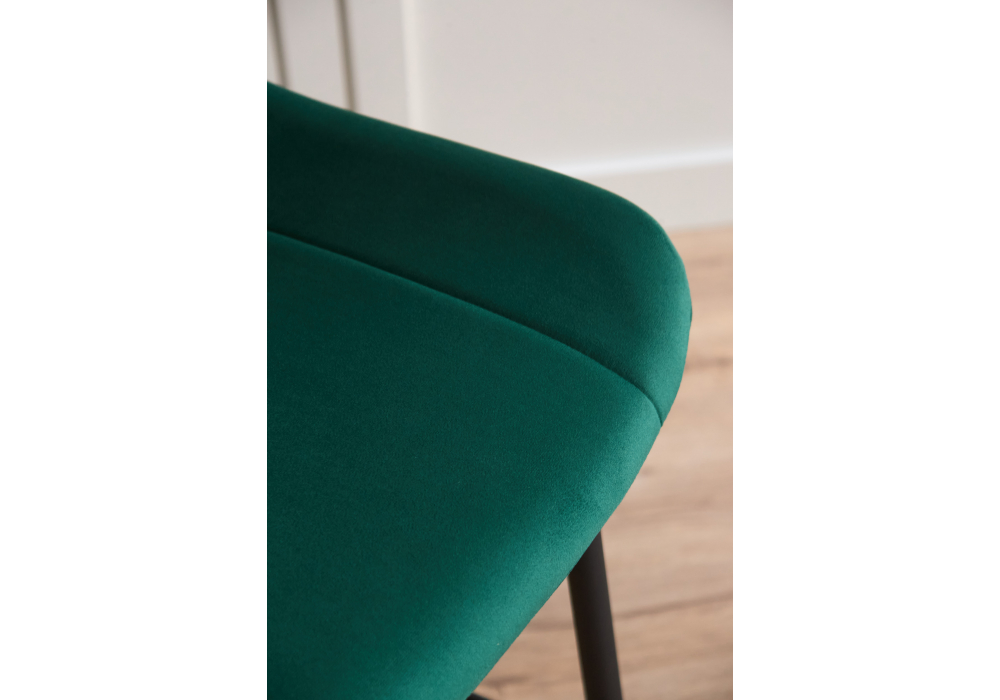 фото барный стул вращающийся woodville седа 360 зеленый (zd 667) / черный 632616 | 220svet.ru