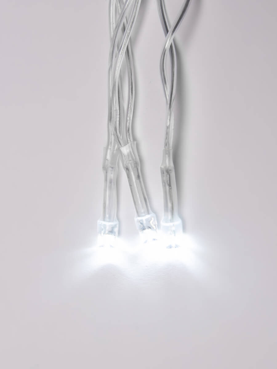 фото светодиодная гирлянда uniel бахрома 220v белый uld-b1805-048/dta white ip20 ul-00005275 | 220svet.ru