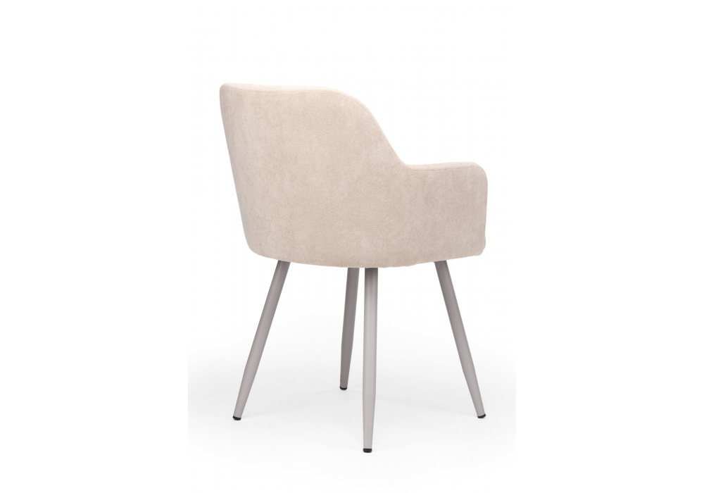 фото стул на металлокаркасе woodville инфини латте (ocean 003) / серый 631766 | 220svet.ru