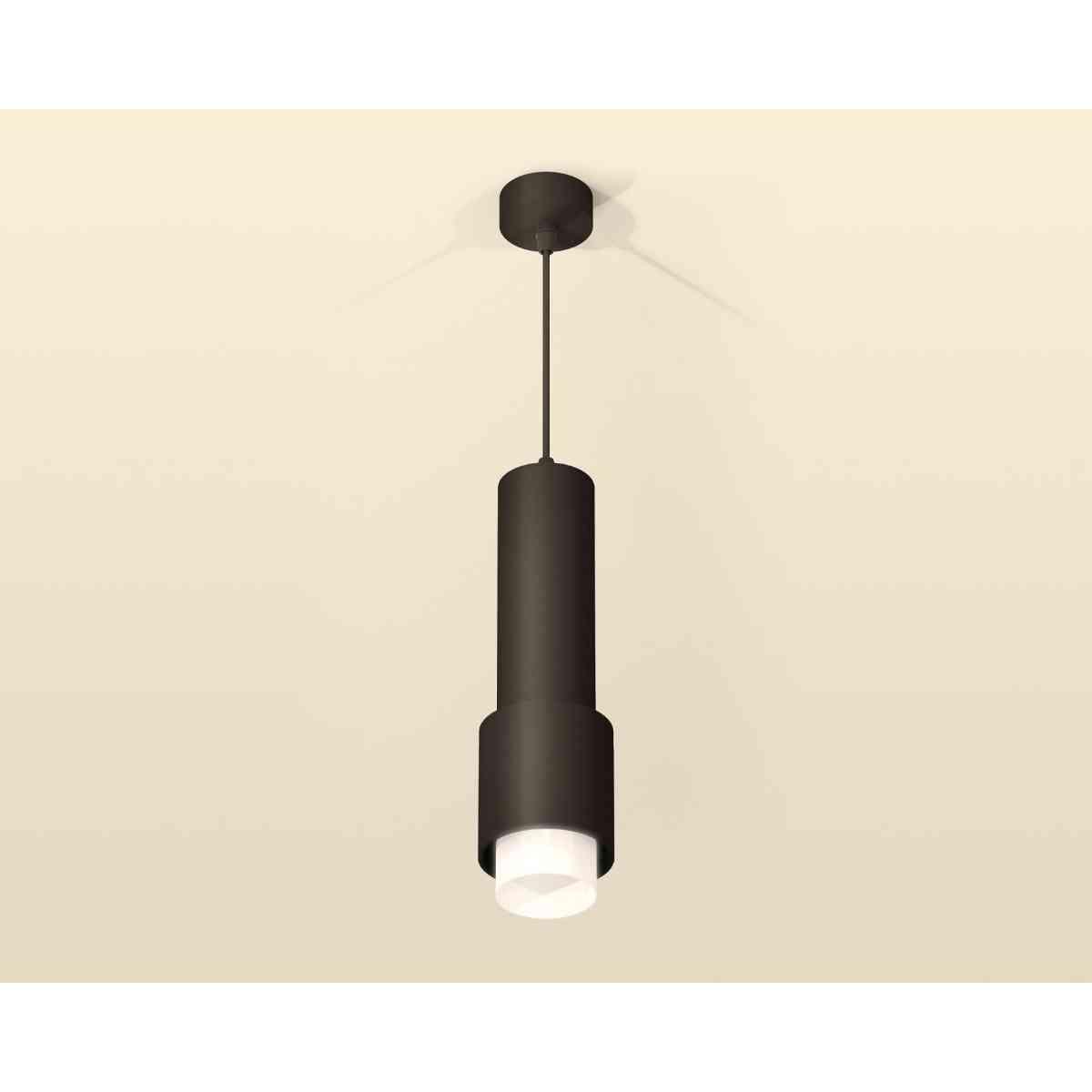 фото комплект подвесного светильника ambrella light techno spot xp7723010 sbk/fr черный песок/белый матовый (a2311, c7456, a2011, c7723, n7170) | 220svet.ru