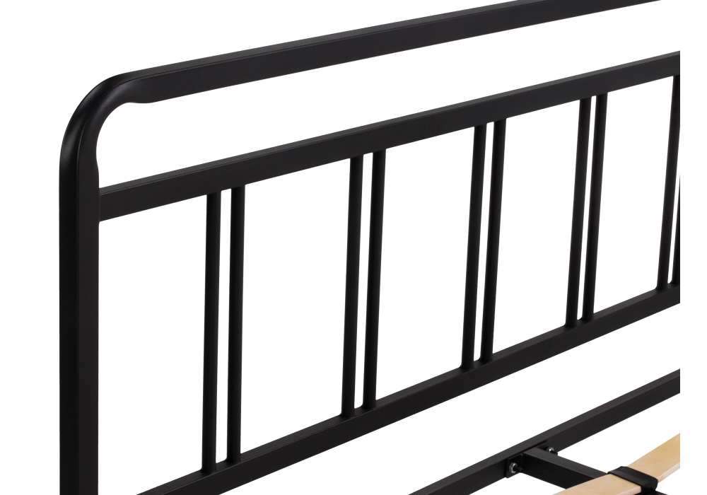 фото кровать woodville рейк 140х200 черная 403025 | 220svet.ru