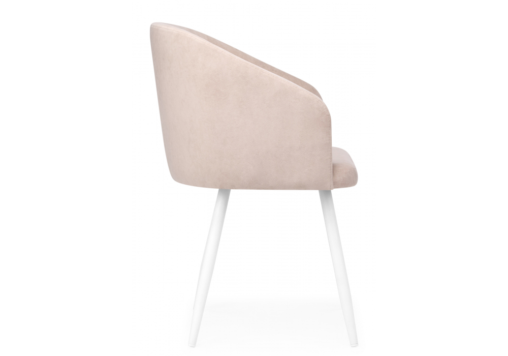 фото стул на металлокаркасе woodville монер латте (glory 10) / белый 632650 | 220svet.ru