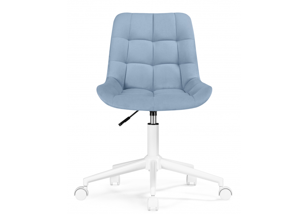 фото офисное кресло woodville честер голубой / белый 533176 | 220svet.ru