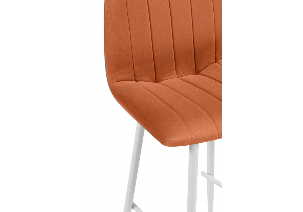 фото барный стул woodville дани мини терракотовый / белый 632324 | 220svet.ru