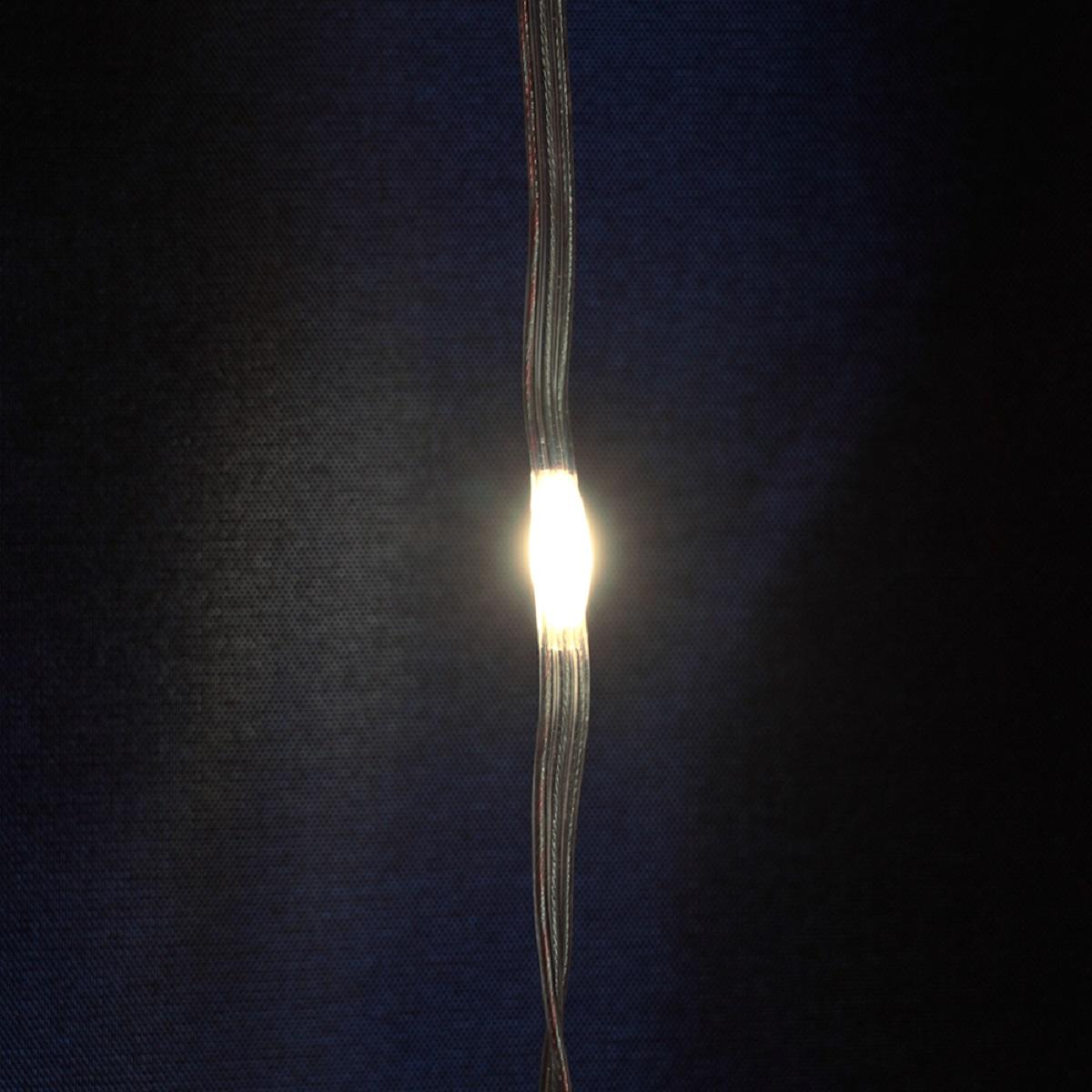 фото светодиодная гирлянда feron занавес 230v 5000k холодный белый с эффектом водопада cl26 48596 | 220svet.ru