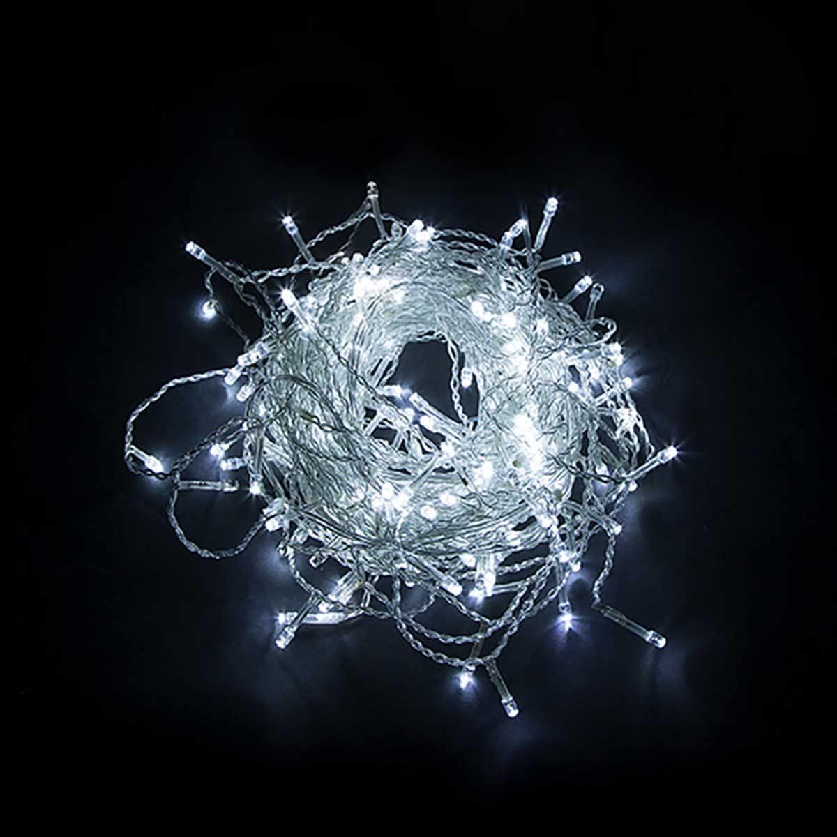 фото уличная светодиодная гирлянда feron занавес 230v белый эффект стробов с мерцанием cl24 41631 | 220svet.ru