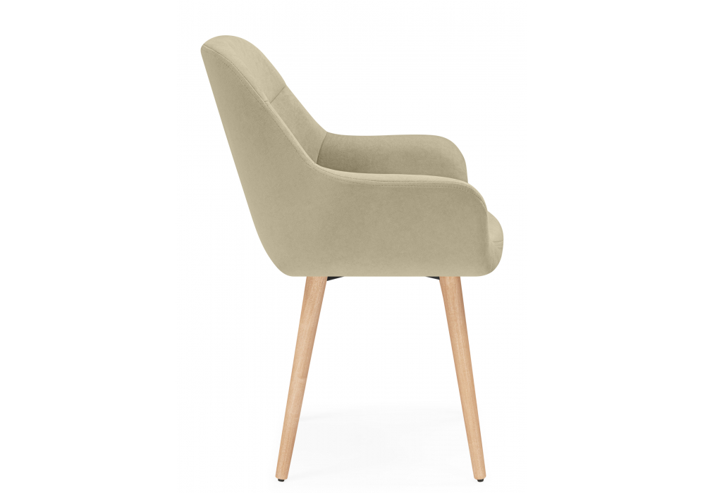 фото стул деревянный woodville флюид бежевый (zd 210) / светлое дерево 642968 | 220svet.ru