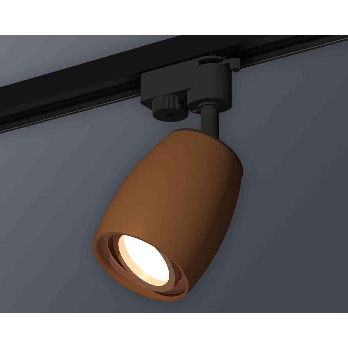 фото комплект трекового светильника ambrella light track system xt1124005 scf/ppg кофе песок/золото розовое полированное (a2521, c1124, n7005) | 220svet.ru