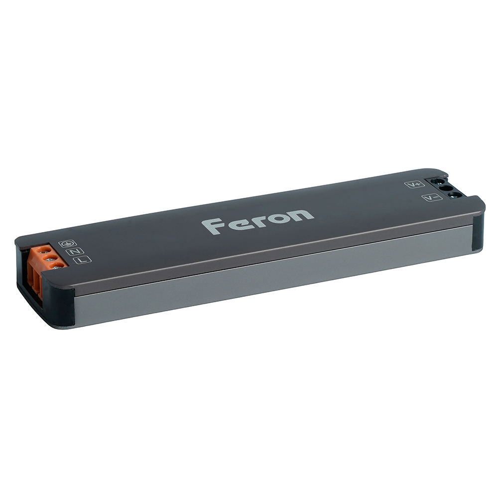 фото трансформатор электронный для светодиодной ленты 300w 12v ip67 (драйвер), lb007 feron 53146 | 220svet.ru