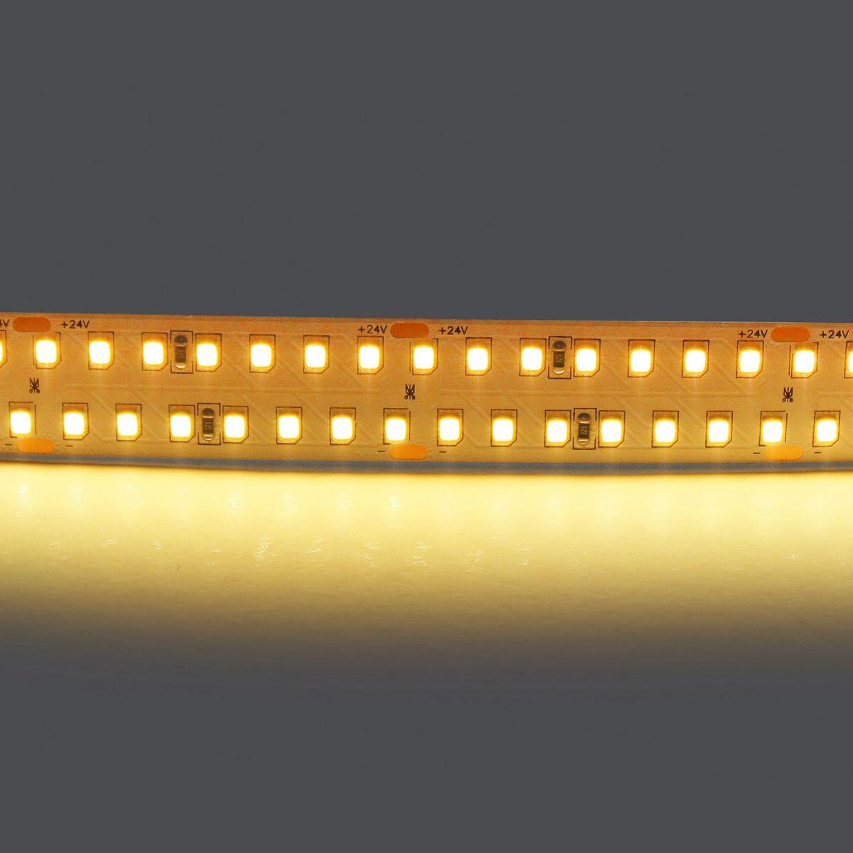 фото светодиодная лента теплый белый lightstar 30w/m 280led/m 5m 422003 | 220svet.ru