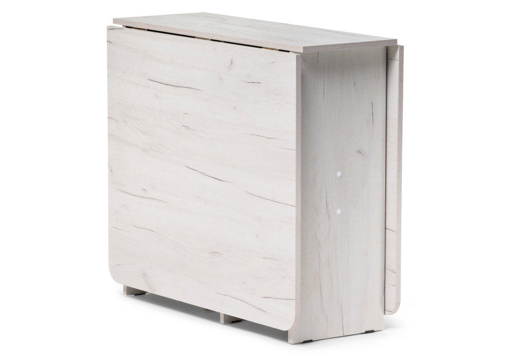 фото стол-книжка woodville йентель дуб крафт белый 520780 | 220svet.ru