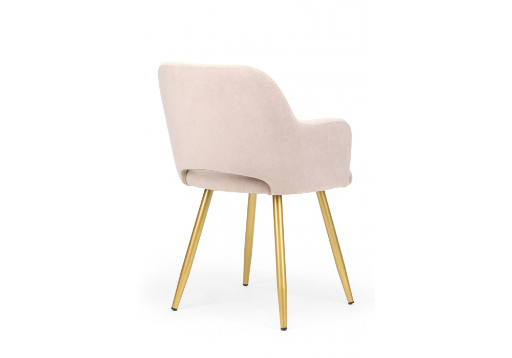 фото стул поворотный на металлокаркасе woodville эолин 360 латте (glory 10) / золотой 631705 | 220svet.ru