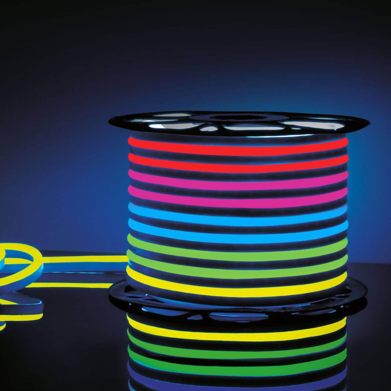 фото гибкий неон elektrostandard 12w/m 144led/m 5050smd разноцветный 50m a045405 | 220svet.ru