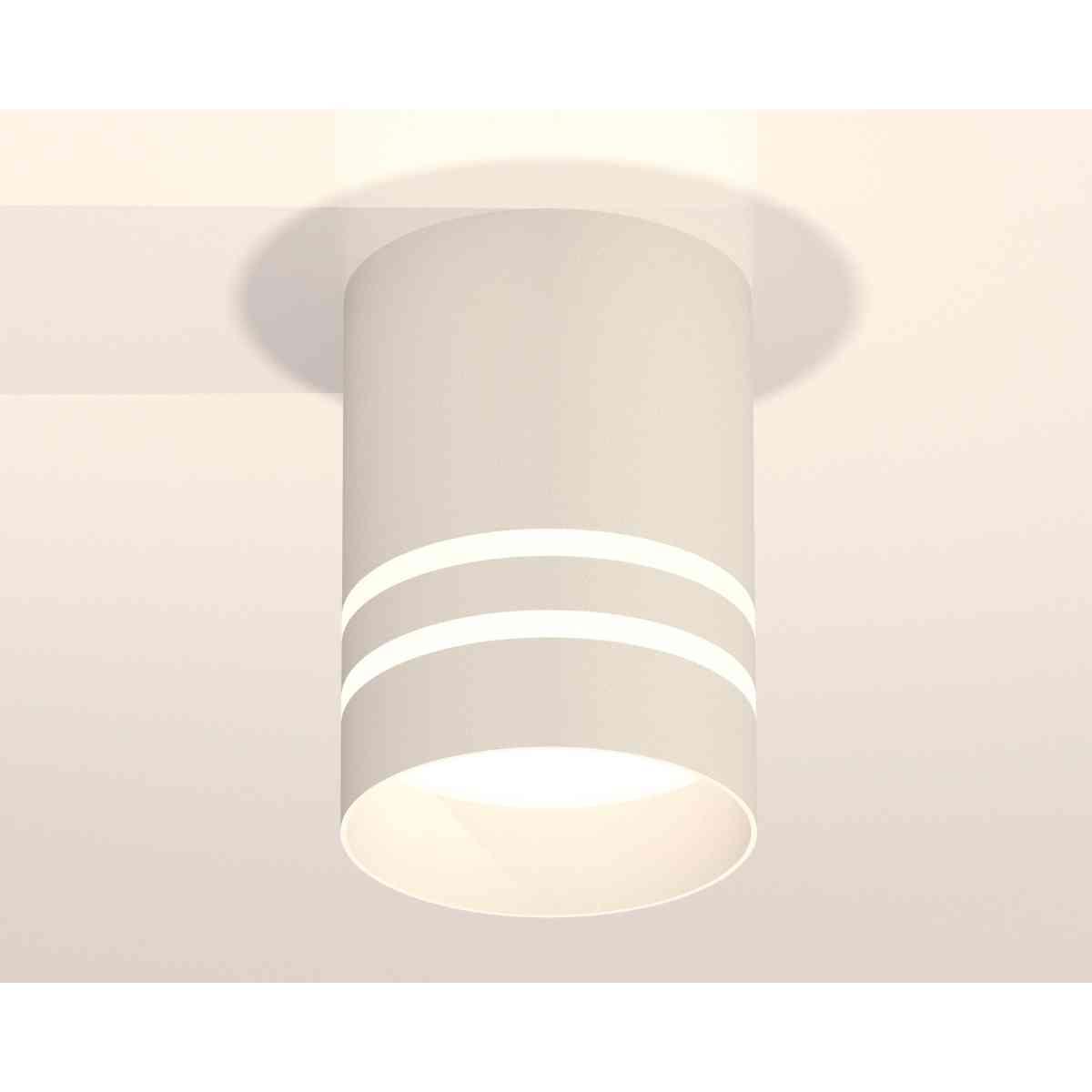 фото комплект накладного светильника ambrella light techno spot xs7401042 swh/fr белый песок/белый матовый (c7401, n7141) | 220svet.ru