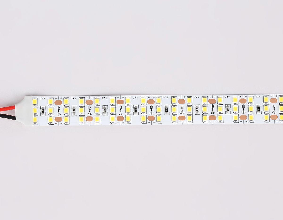 фото светодиодная лента дневной белый ambrella light 26w/m 324led/m 2835smd 4500к 5m gs3902 | 220svet.ru