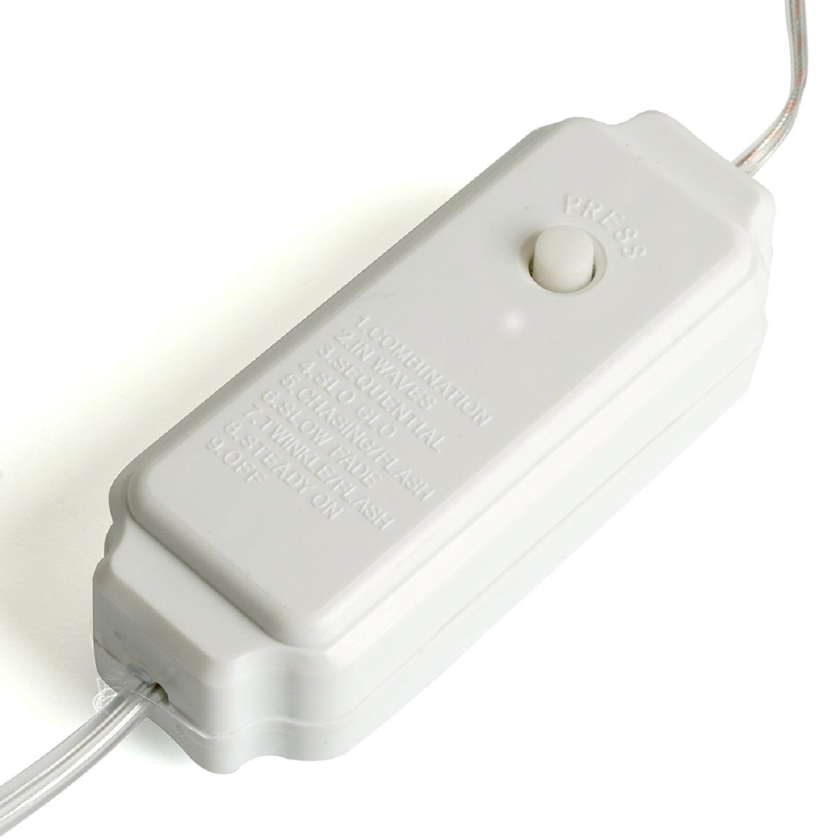 фото светодиодная гирлянда feron линейная роса 230v 2700k теплый белый 8 режимов cl579 48622 | 220svet.ru