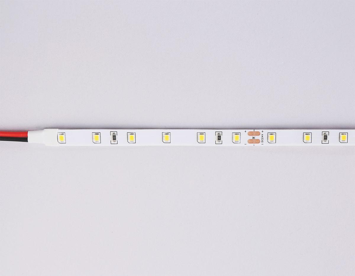 фото светодиодная лента теплый белый ambrella light 6w/m 60led/m 2835smd 3000к 5m gs3001 | 220svet.ru