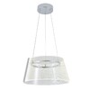 Миниатюра фото подвесной светодиодный светильник indigo orlare 14021/1p chrome v000104l | 220svet.ru