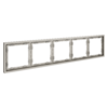 Миниатюра фото рамка пластиковая на 5 постов voltum s70 vls100503 (кашемир) | 220svet.ru