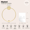 Миниатюра фото настенный светильник maytoni halo mod005wl-l22bsk1 | 220svet.ru