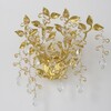Миниатюра фото настенный светильник crystal lux eden ap2 gold | 220svet.ru
