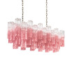 Миниатюра фото подвесная люстра loft it murano 10580/1000r clear pink | 220svet.ru