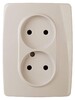 Миниатюра фото розетка эра 12 2x2p 16a 250v 12-2107-02 б0031239 | 220svet.ru