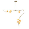 Миниатюра фото потолочная люстра на штанге inodesign 8-globe cherrybomb 40.2279 | 220svet.ru