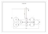 Миниатюра фото подвесная люстра moderli molecule v10840-6p | 220svet.ru