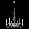 Миниатюра фото подвесная люстра crystal lux arabesque sp6 chrome | 220svet.ru
