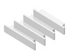 Миниатюра фото заглушка для накладного алюминиевого профиля gp1800 ambrella light illumination gp8450 | 220svet.ru