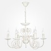 Миниатюра фото подвесная люстра с прозрачным хрусталем eurosvet tomas 60018/6 золото | 220svet.ru