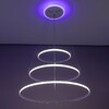 Миниатюра фото подвесная свветодиодная люстра с пультом ду citilux неон смарт cl731a090e rgb | 220svet.ru