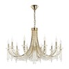 Миниатюра фото подвесная люстра odeon light capel 5063/10 золотой | 220svet.ru